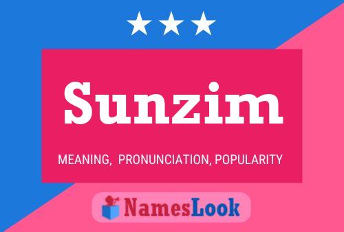 Sunzim Namensposter