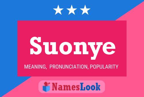 Suonye Namensposter