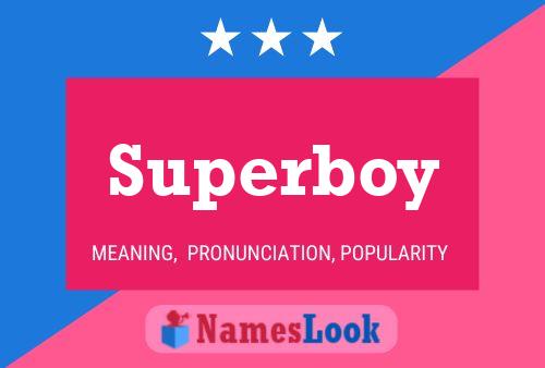 Superboy Namensposter