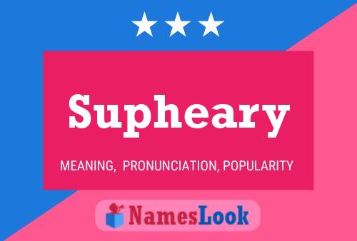 Supheary Namensposter