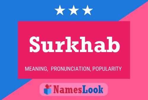 Surkhab Namensposter