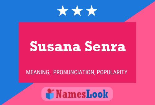 Susana Senra Namensposter