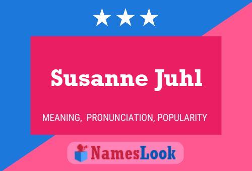 Susanne Juhl Namensposter