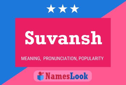 Suvansh Namensposter