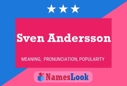 Sven Andersson Namensposter