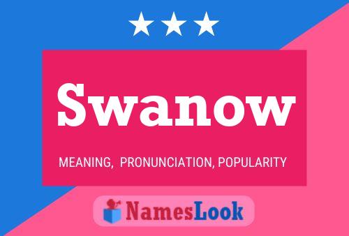 Swanow Namensposter