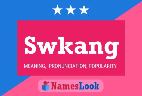 Swkang Namensposter