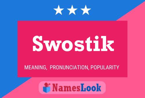 Swostik Namensposter