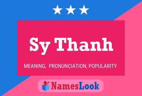 Sy Thanh Namensposter