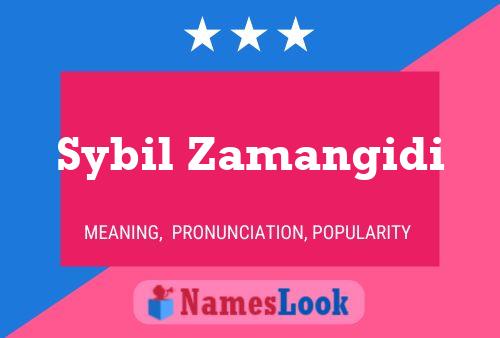 Sybil Zamangidi Namensposter