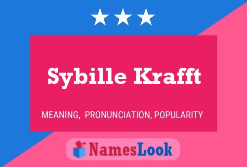 Sybille Krafft Namensposter