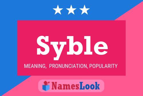 Syble Namensposter