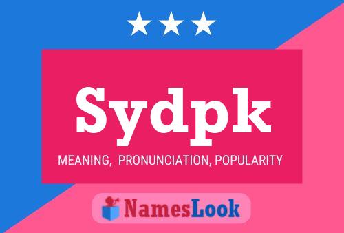 Sydpk Namensposter