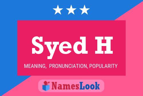 Syed H Namensposter