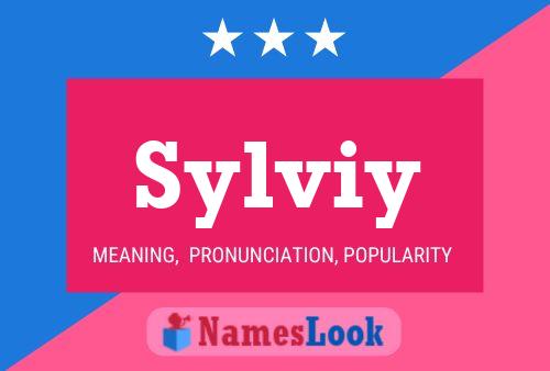 Sylviy Namensposter