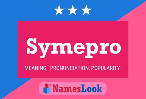 Symepro Namensposter