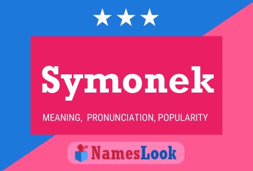 Symonek Namensposter