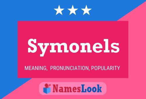 Symonels Namensposter