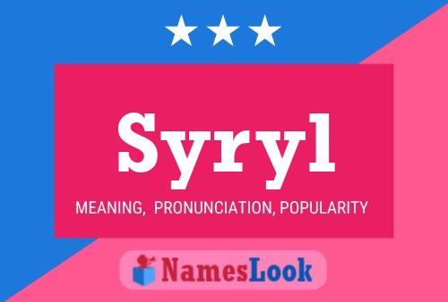 Syryl Namensposter