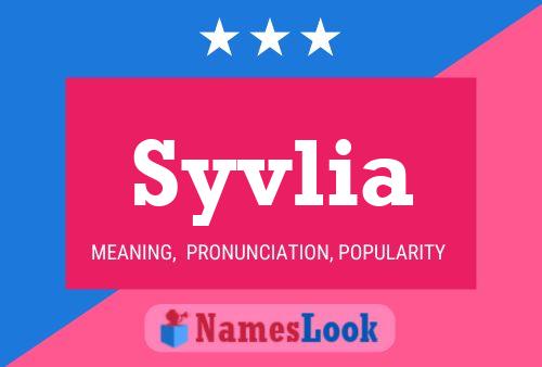 Syvlia Namensposter