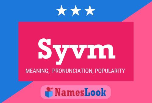 Syvm Namensposter