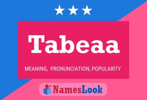 Tabeaa Namensposter