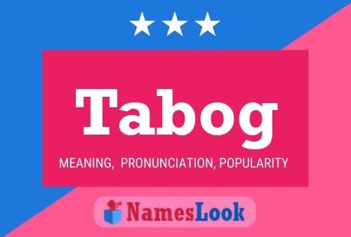 Tabog Namensposter