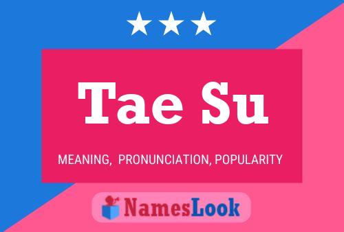 Tae Su Namensposter