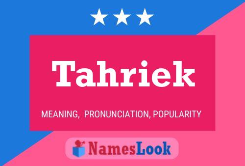 Tahriek Namensposter