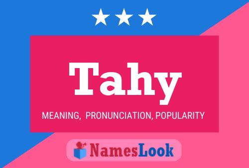 Tahy Namensposter