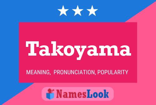 Takoyama Namensposter