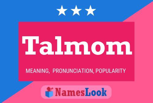 Talmom Namensposter