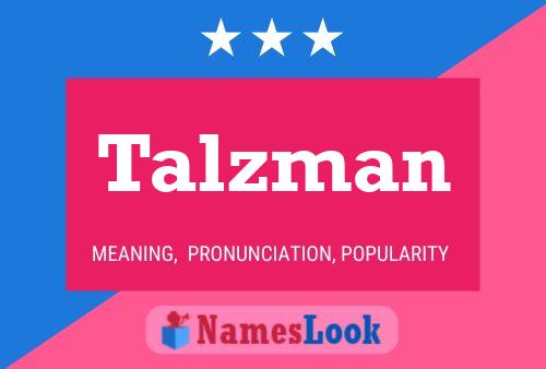 Talzman Namensposter