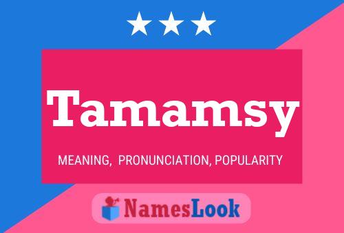 Tamamsy Namensposter