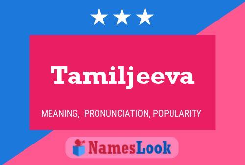 Tamiljeeva Namensposter