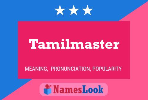 Tamilmaster Namensposter