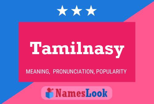 Tamilnasy Namensposter