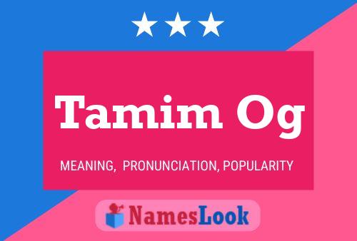 Tamim Og Namensposter