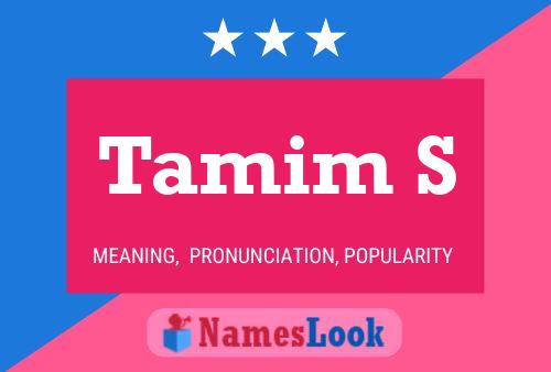 Tamim S Namensposter