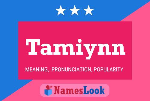 Tamiynn Namensposter