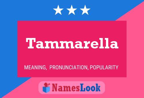 Tammarella Namensposter