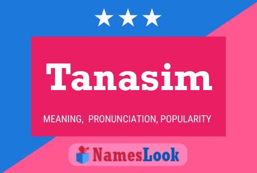 Tanasim Namensposter