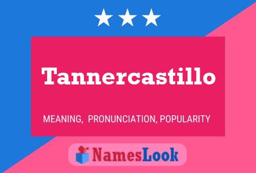 Tannercastillo Namensposter