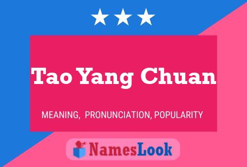 Tao Yang Chuan Namensposter