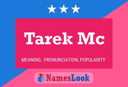 Tarek Mc Namensposter