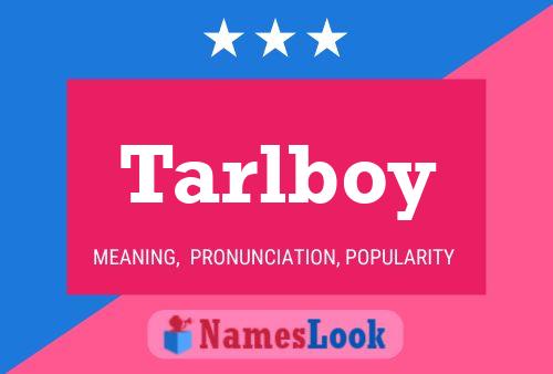 Tarlboy Namensposter