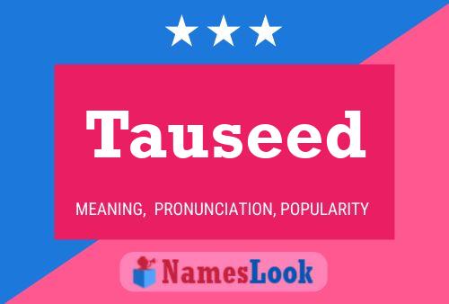 Tauseed Namensposter