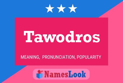 Tawodros Namensposter