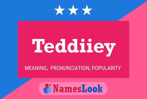 Teddiiey Namensposter