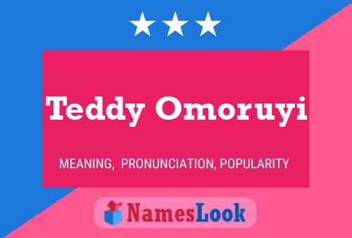 Teddy Omoruyi Namensposter